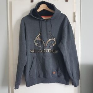 Realtree Hoodie Pocket Camo Logo Hunting Boston Traders Size Youth M